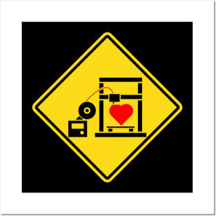 3D Printer Love Posters and Art